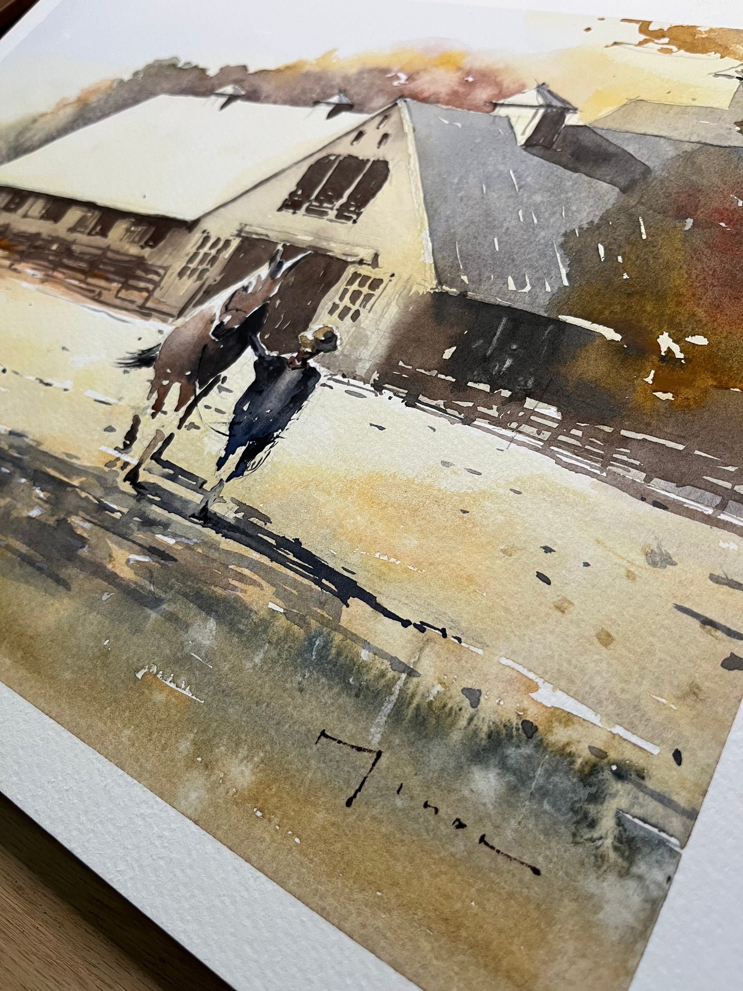 "Serenbe Farms" Original Watercolor