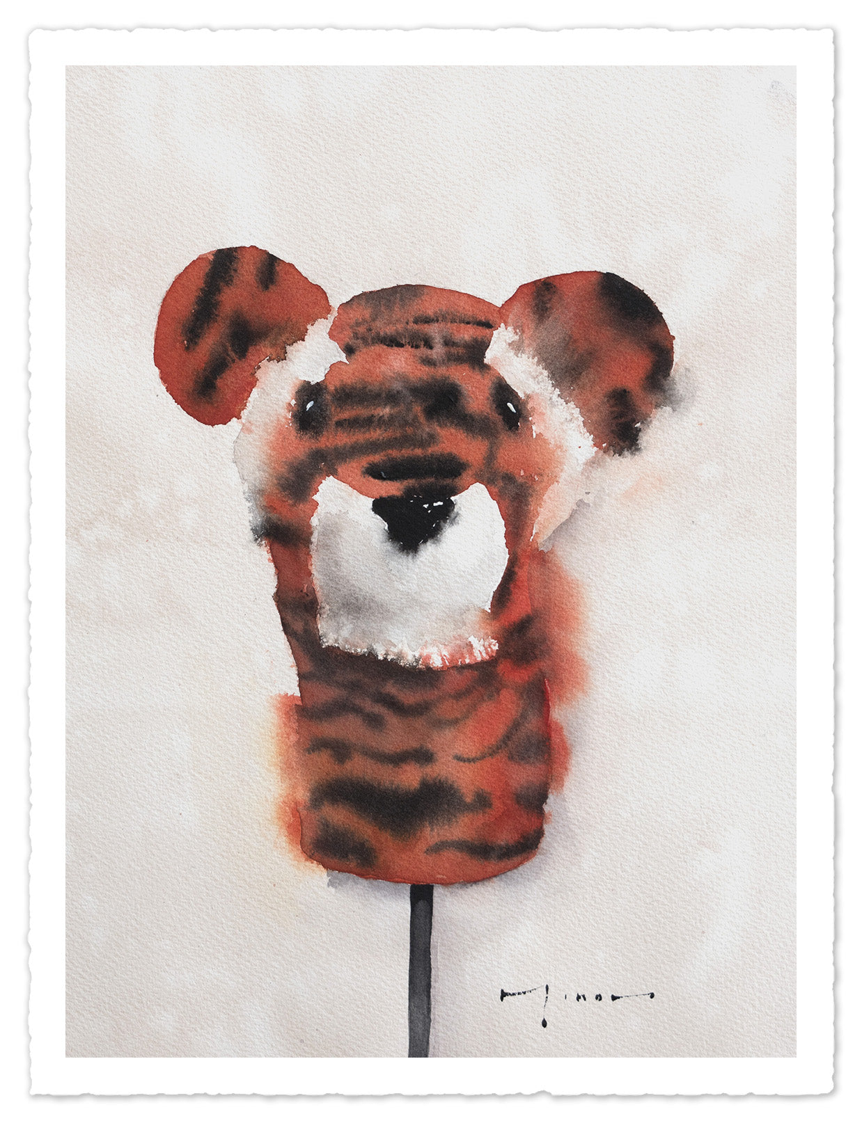 "Tiger" Original Watercolor