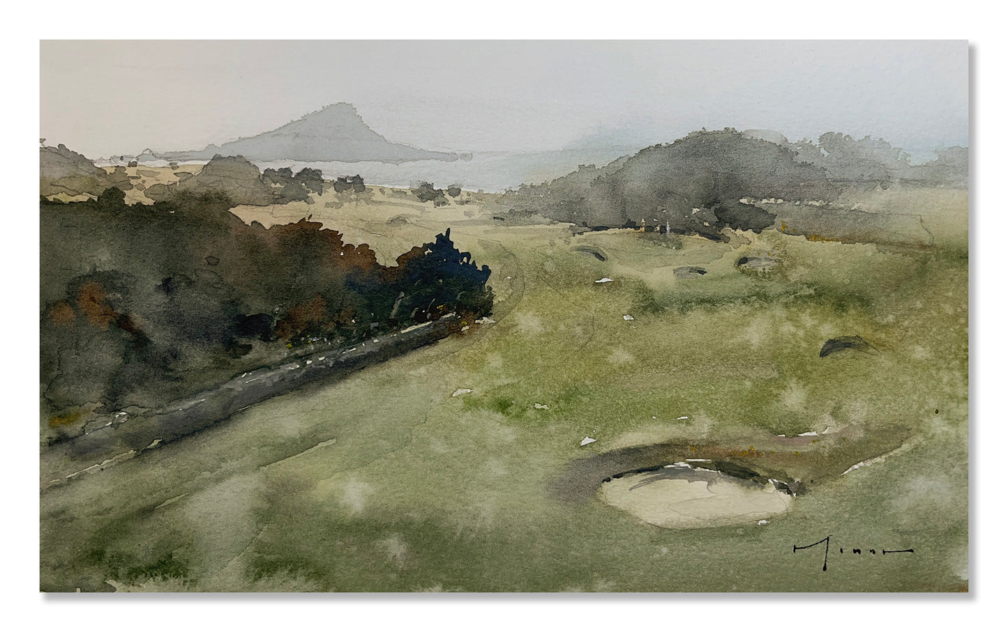"Mizzentop" Original Watercolor
