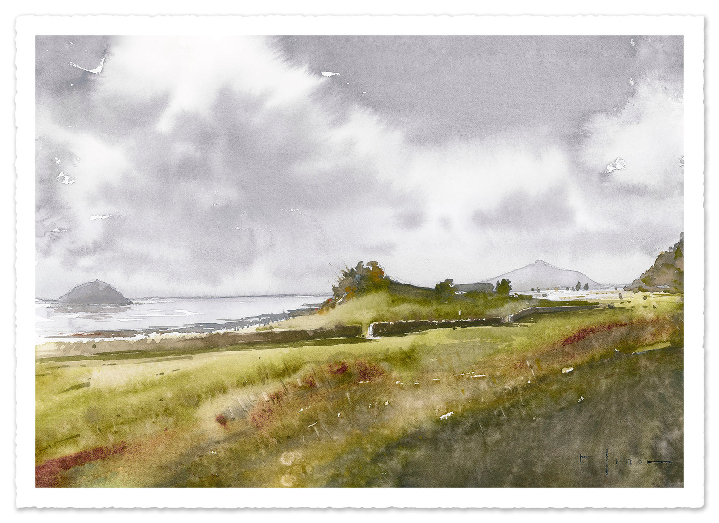 "The Pit" Original Watercolor