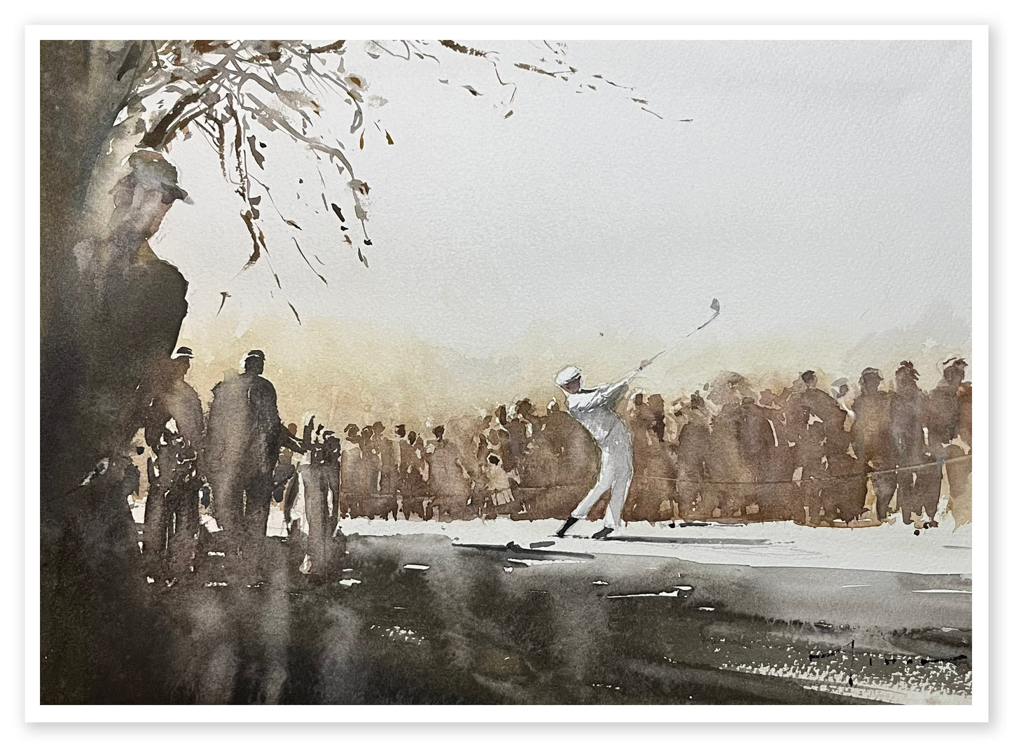 "The Hawk" Original Watercolor